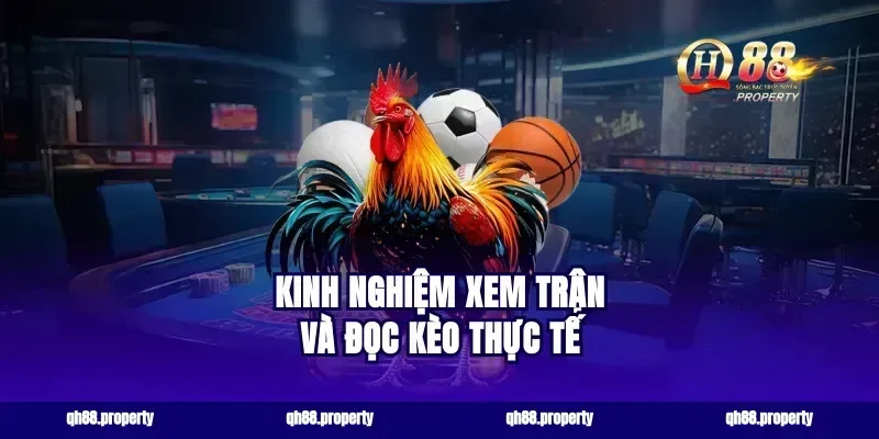 Kinh nghiệm xem trận và đọc kèo thực tế