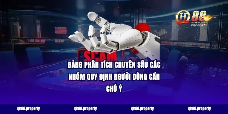 Bảng phân tích chuyên sâu các nhóm quy định người dùng cần chú ý