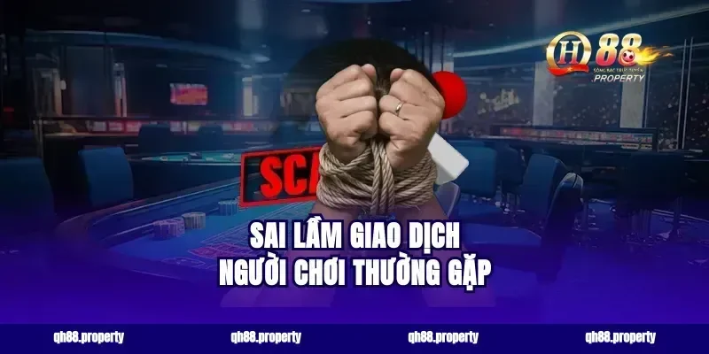 Sai lầm giao dịch người chơi thường gặp