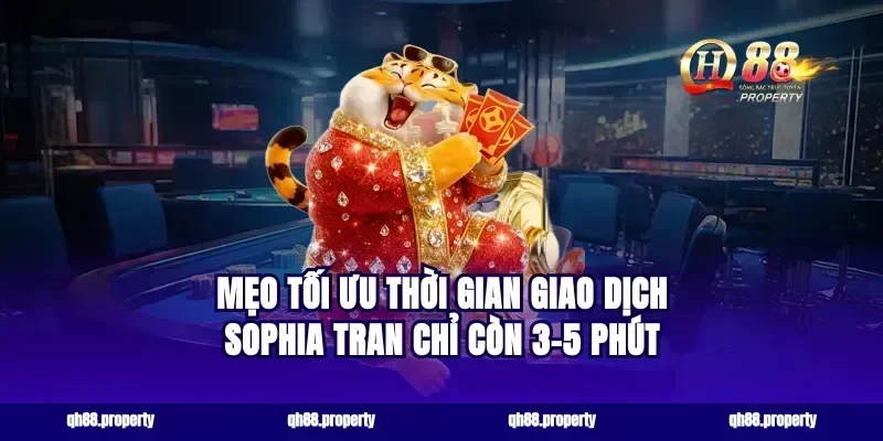 Mẹo tối ưu thời gian giao dịch Sophia Tran chỉ còn 3-5 phút