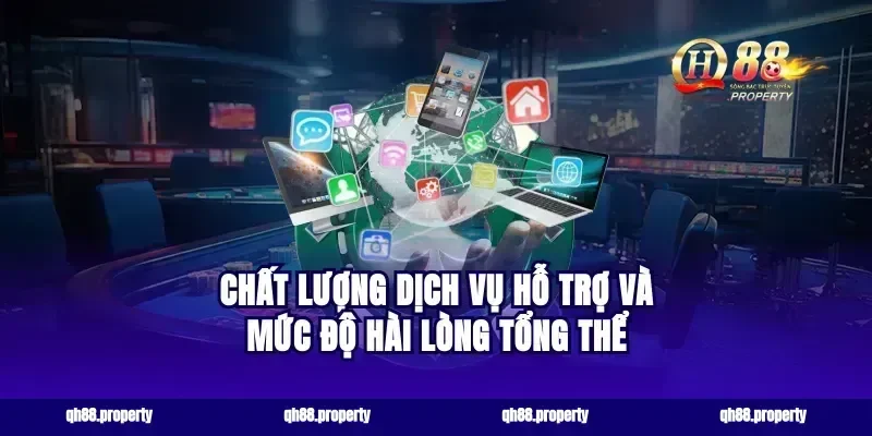 Chất lượng dịch vụ hỗ trợ và mức độ hài lòng tổng thể